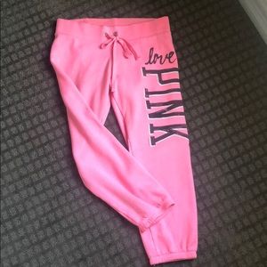 PINK SOFT&COZY SWEATPANTS SIZE SMALL